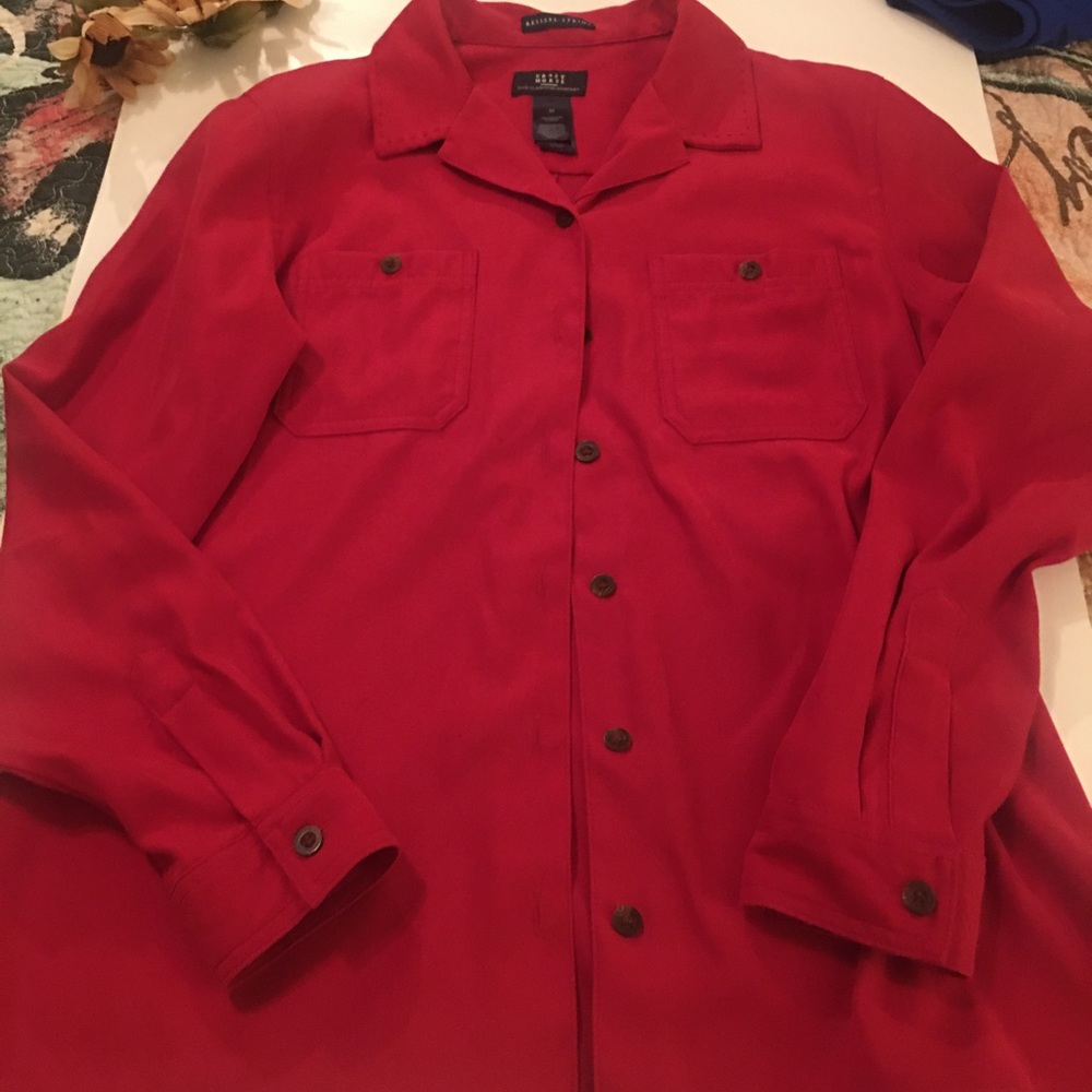 Crazy Horse Button Blouse